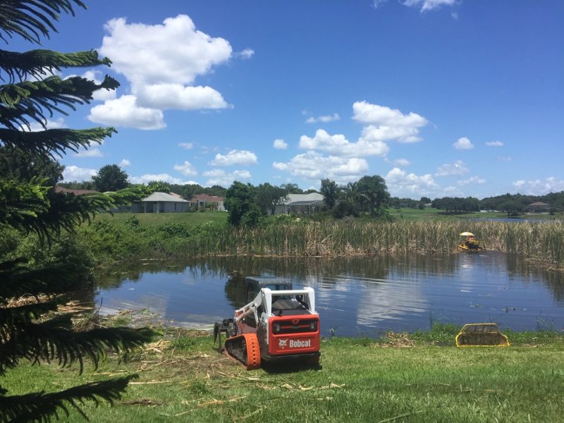 Lake Clearing and Cleanup Services in Florida » OKCC Services » Expert Debris Removal and Maintenance for Clean, Healthy Lakes » OKCCServices.com